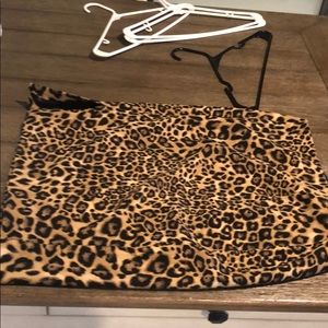 Leopard skirt brand new with tags